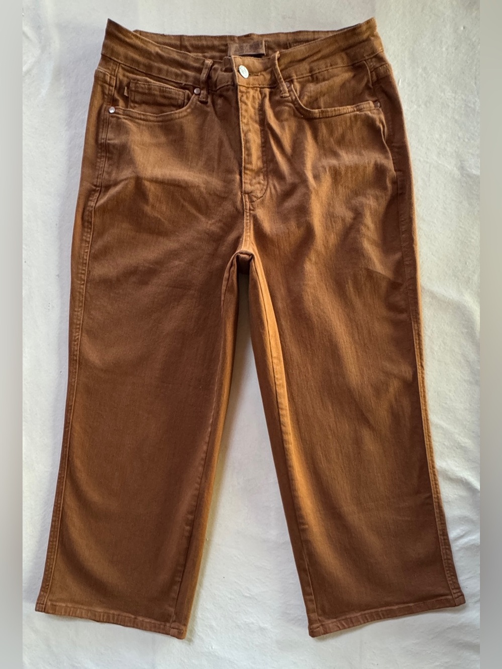 Judy Blue Wide-Leg Cropped Garment Dyed Control Top JB88805 Jeans (14W) - Picture 3 of 15